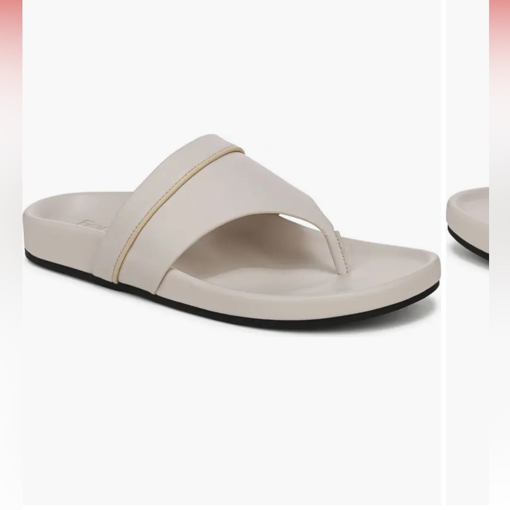 New Franco Sarto Stylish Brooks Cream Sandals
